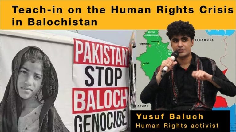 Yusuf Baluch’s Speech | Teach-in on the Human Rights Crisis in Balochistan maxresdefault 5