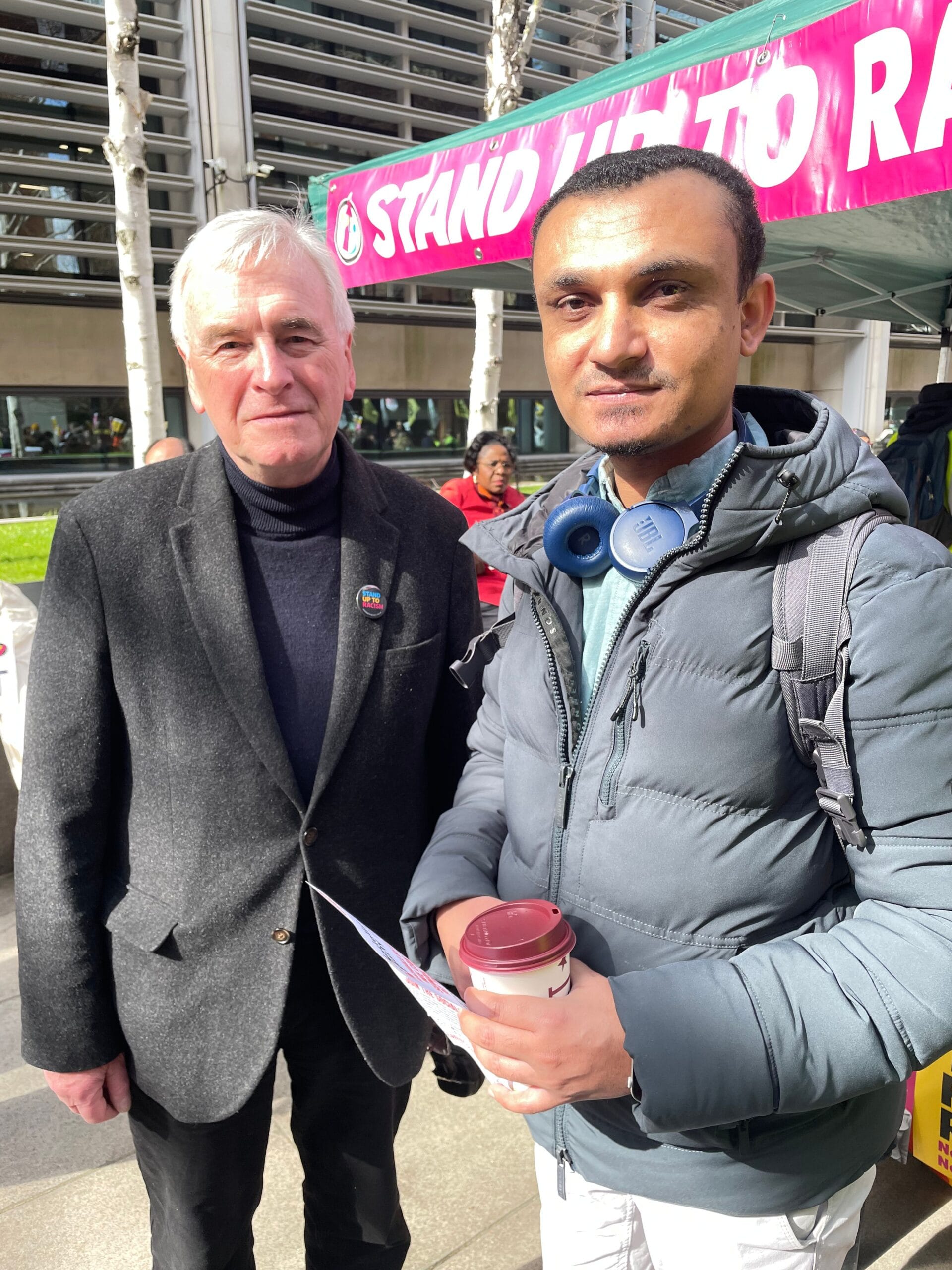 Aomar Karim meet with uk mps John McDonnell