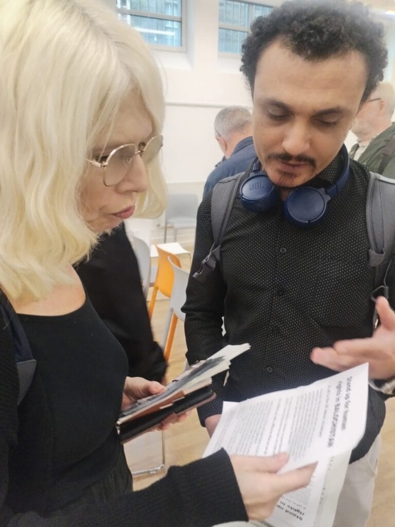 Baloch human rights and political activist Aomar Karim raised awareness about ongoing issues in Balochistan