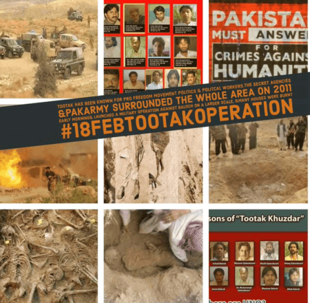 Baloch Activists Commemorate Tootak Operation Anniversary, Call for Accountability of 2011 Human Rights Violations