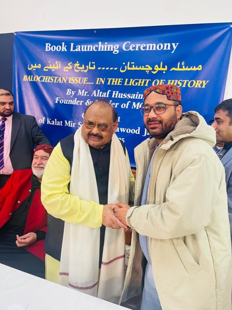 Chairman of the Jeay Sindh Freedom Movement (JSFM), Sohail Abro - and Altaf Hussain, leader of the Muttahida Qaumi Movement (MQM)