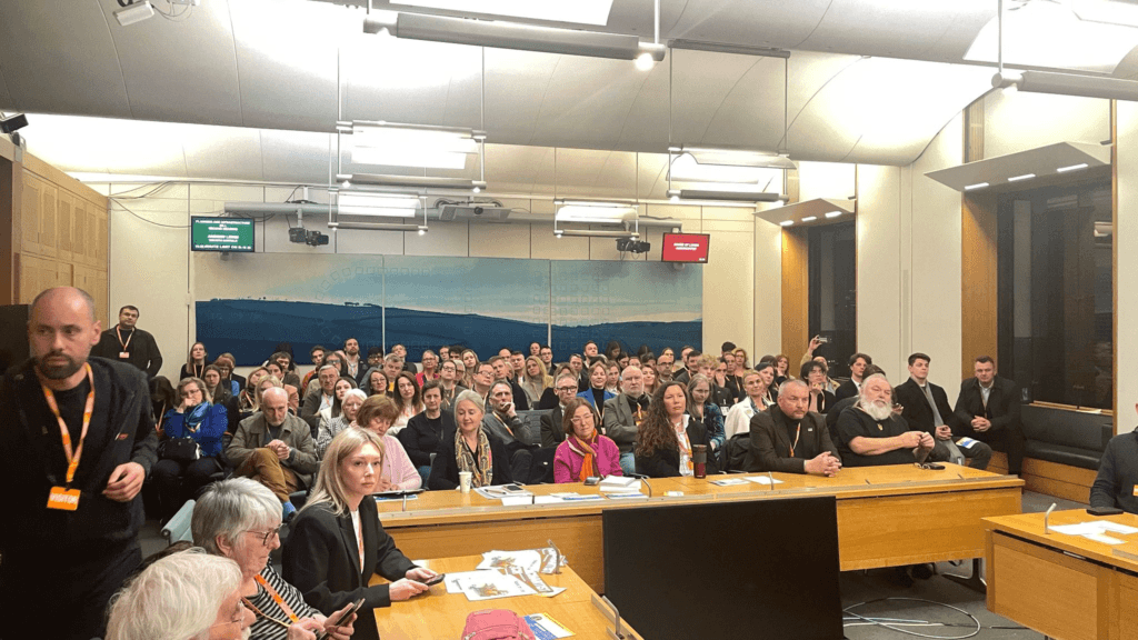 Participants at the UK Parliament Event on Ukraine Solidarity