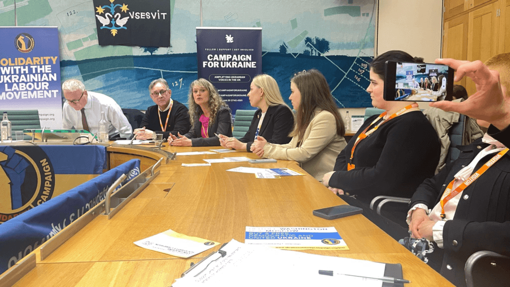Participants at the UK Parliament Event on Ukraine Solidarity