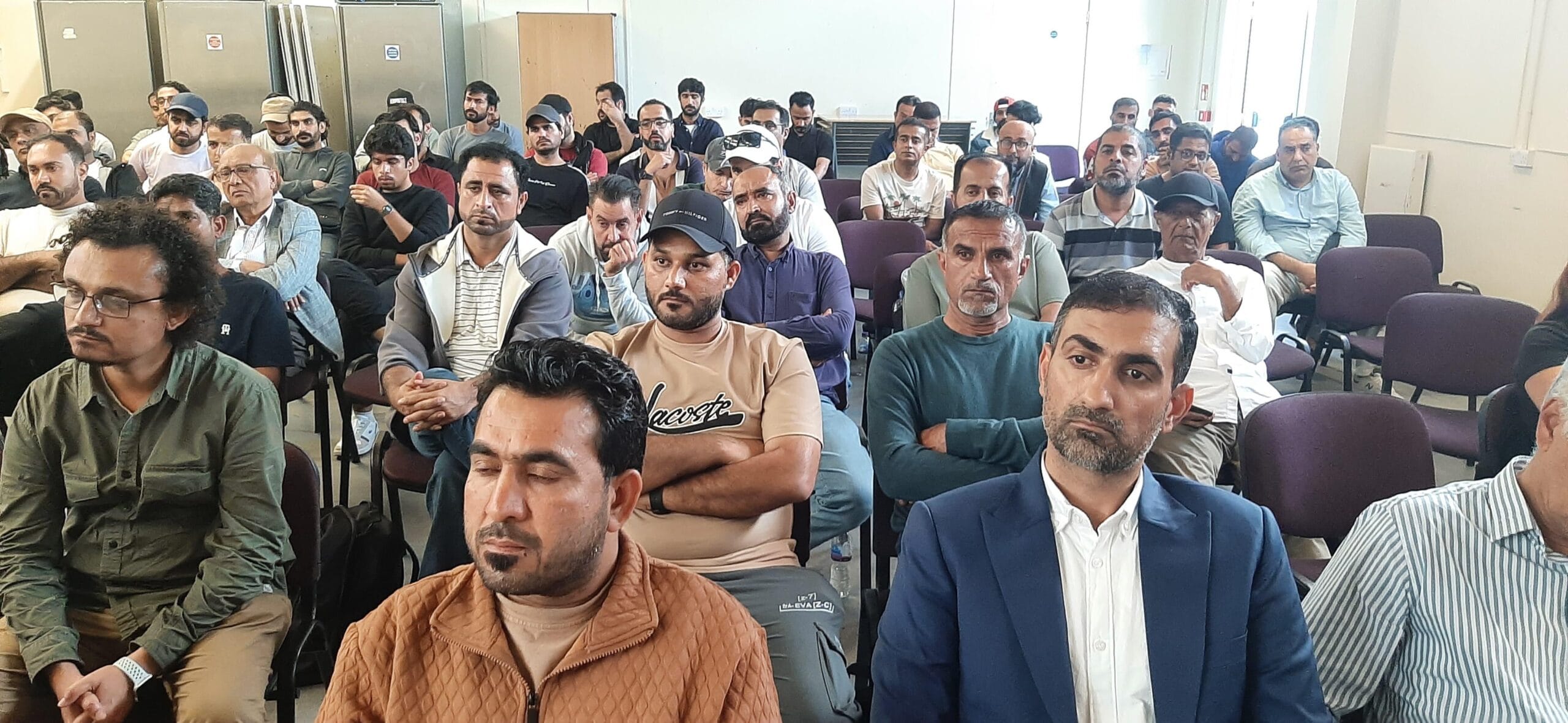 Aomar Karim attendig Baloch Republican Party in London Uk scaled