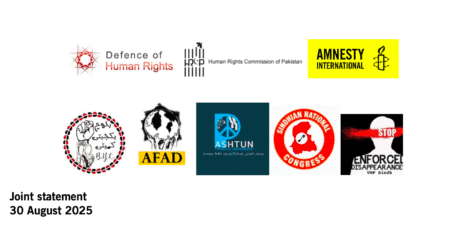 Eight leading human rights and civil society organisations have criticised Pakistan for failing to prevent enforced disappearances and provide justice for victims and their families, on the International Day of the Victims of Enforced Disappearances.