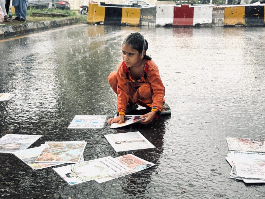 Islamabad- Families of Disappeared Stage Sit-In for 48 Days Amid Heavy Rain