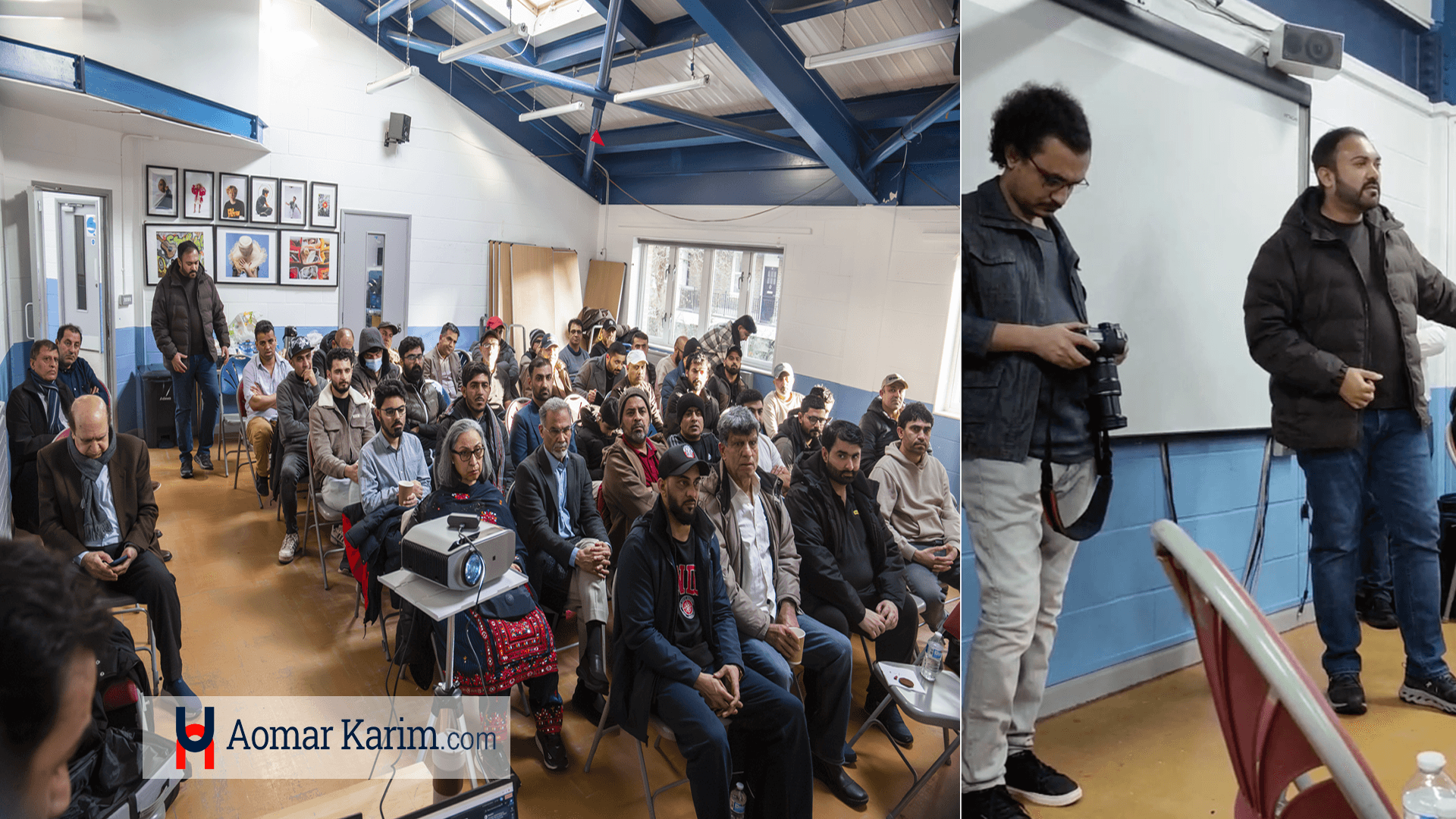 Aomar Karim, a Baloch political activist and digital media professional, participated in the event and expressed solidarity with the victims and their families.