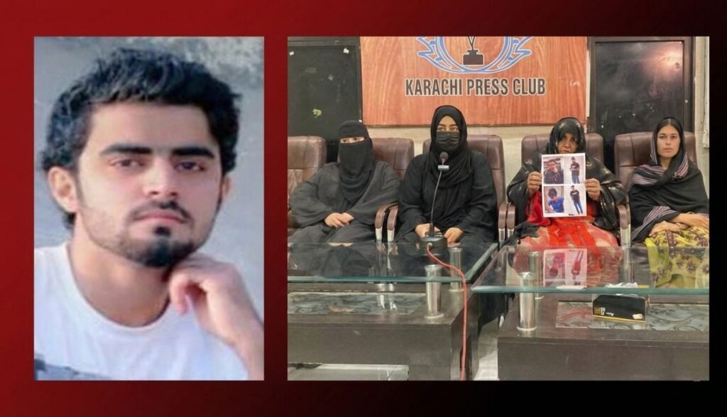 Family Protests in Karachi After Missing Student Allegedly Killed in Fake Encounter Hamdan Baloch s/o Muhammad Ali, a resident of Golimar,