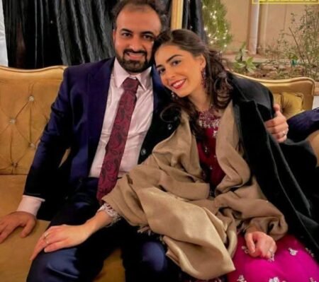 Imaan Mazari-Hazir and her husband, Hadi Ali Chattha,