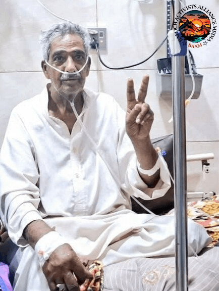 Mama Qadeer Baloch, Vice Chairperson of the Voice for Baloch Missing Persons (VBMP) and known as Balochistan’s Nelson Mandela.